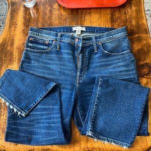Madewell Mid Rise Classic Straight jeans